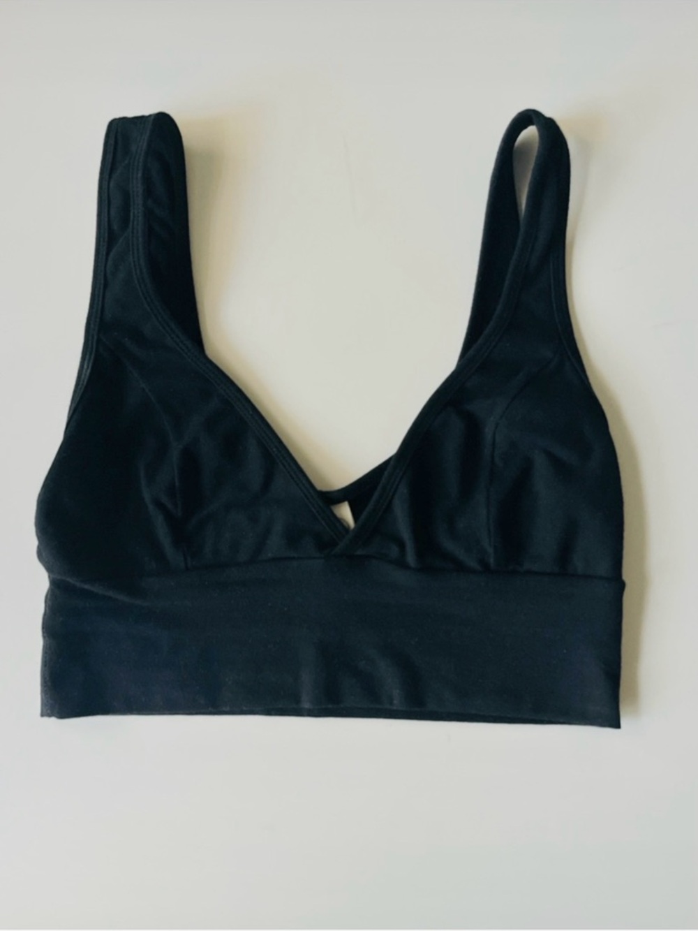 Organic Cotton Bra Eco Intimates  Shanti Vee Longline Bra